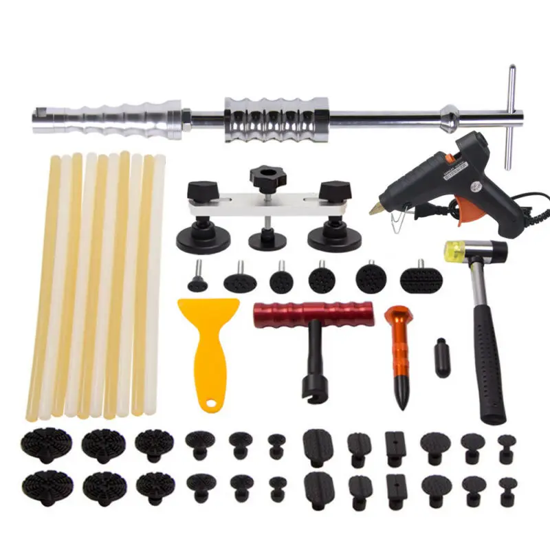 

PDR tools paintless dent Car Hammer Removal PDR Puller Kit Glue Tool+Hail Hail Slide Paintless Dent Repair for Vehicle Car Auto