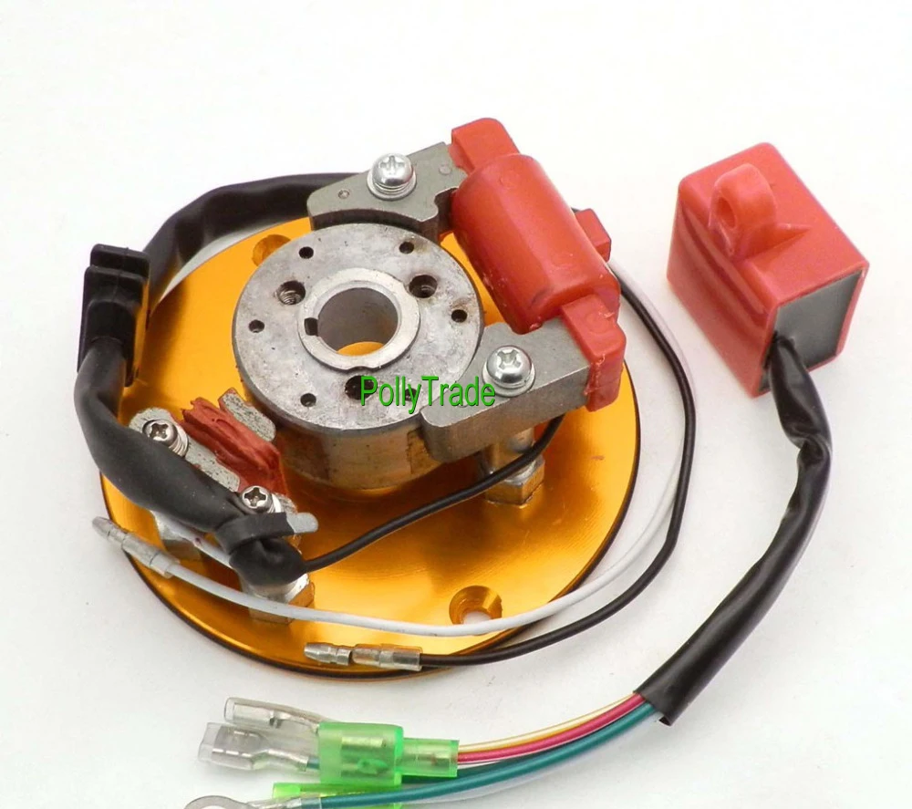 

Yellow Motocross Parts 110 125 140 160Cc Modified High Speed Magneto Motor Spindle Rotor Safety Alert High Performance ATV DIRT