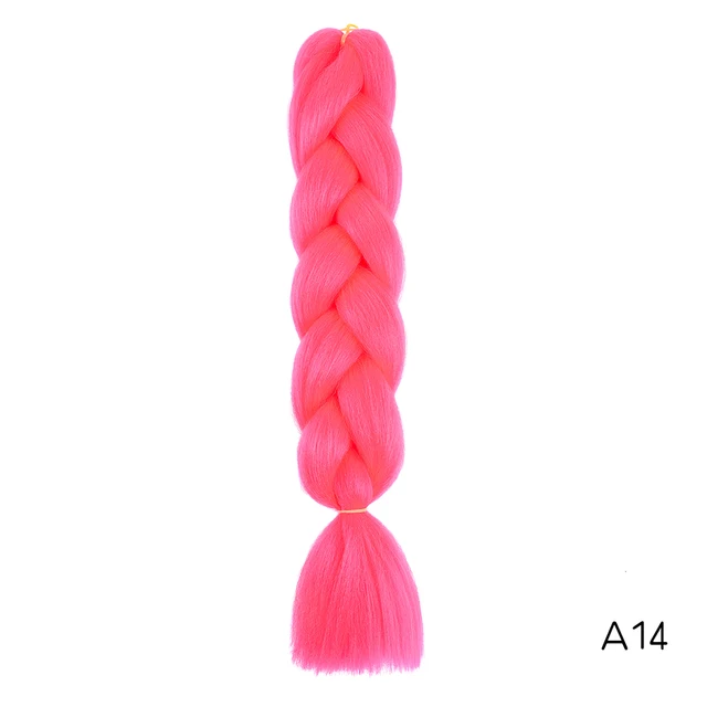 Hair Braid Synthetic Jumbo False Braid Pre Stretched Afro Wholesale Ombre Braiding Hair Extensions  Color Dreadlocks P1B/27