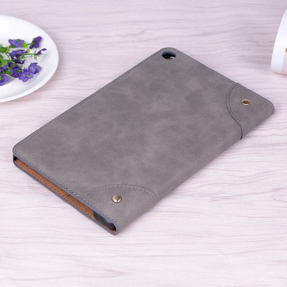 Роскошный кожаный чехол в стиле ретро для samsung Galaxy Tab A 8," T290, смарт-чехол с визитной подставкой для samsung SM-T295 T290 Coque