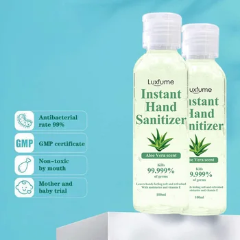 

100ml Waterless Anti-Bacteria Fruit-Scented Disposable Clear Bottle Mini Hand Sanitizer