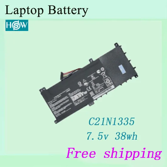 Горячая C21N1335 Аккумулятор для ноутбука Asus VivoBook S451 S451LA S451LB S451LN серия ультрабук батареи