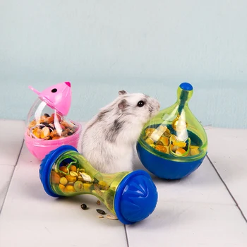 

Hamster Food Box Supplies Leaking Food Tumbler Guinea Pig Rabbit Squirrel Feeding Bottle Toy Leaking Ball Small Pet Puzzle Bowl