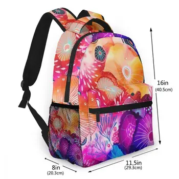 

NOISYDESIGNS Flower Pattern Printing Backpack Female Travel Daily Laptop Student School Backpack For Teenagers Mochila Bolsa
