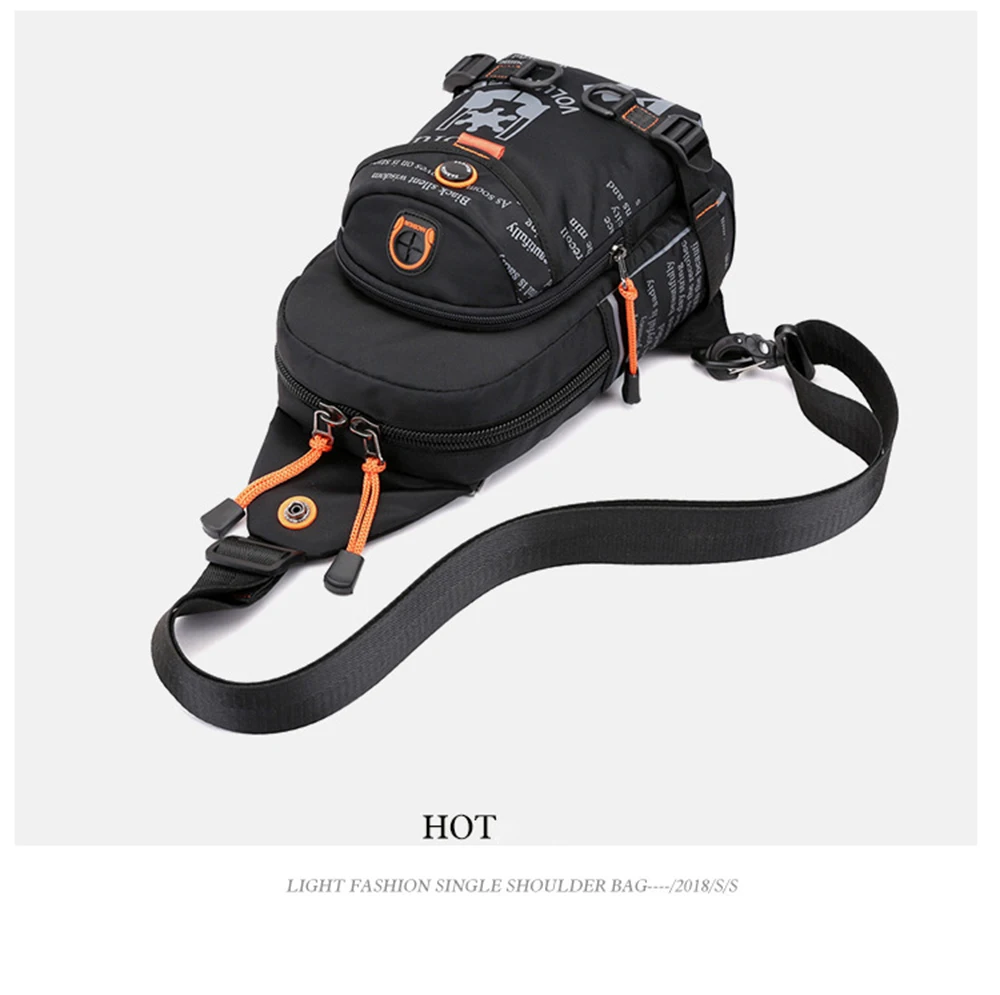 New Men Chest Bag High Quality Nylon Rucksack Knapsack Brand Famous Travel Casual Male One Shoulder Bags Sling Backpack Daypack