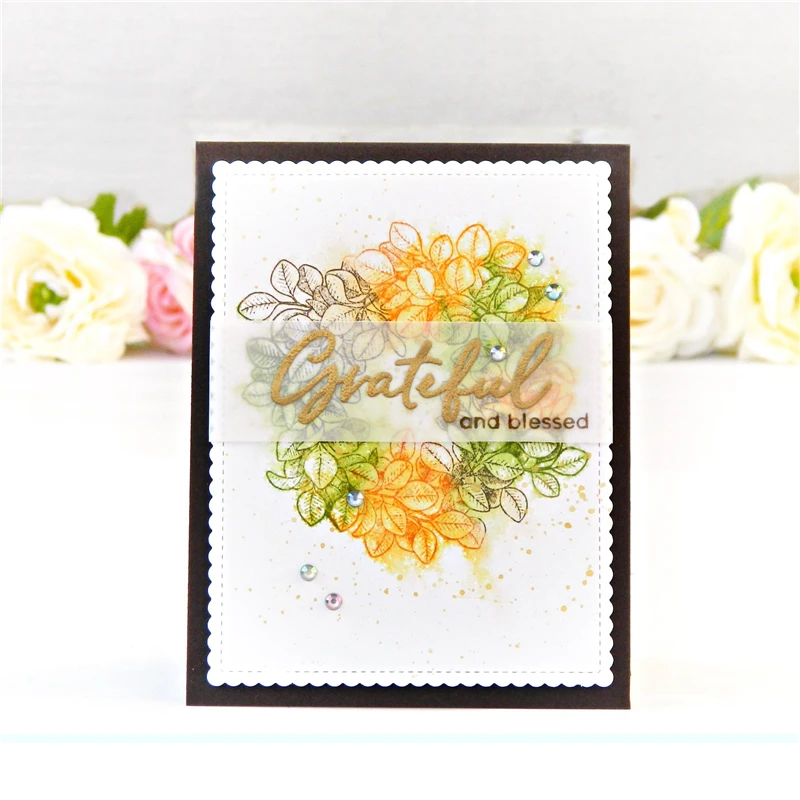 

DiyArts Grateful Letter Clear Stamps Card Making Album Embossing Stencil Dies Scrapbooking New 2019 Stamps Paper Decoration