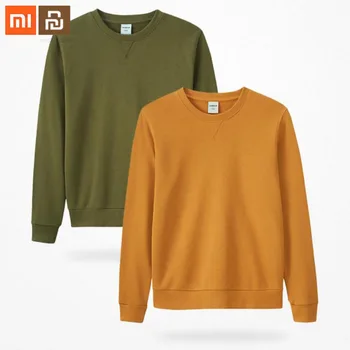 

Xiaomi mijia MITOWNLIFE cotton classic round neck sweater 100% cotton easy to take autumn men's slim long-sleeved smart home