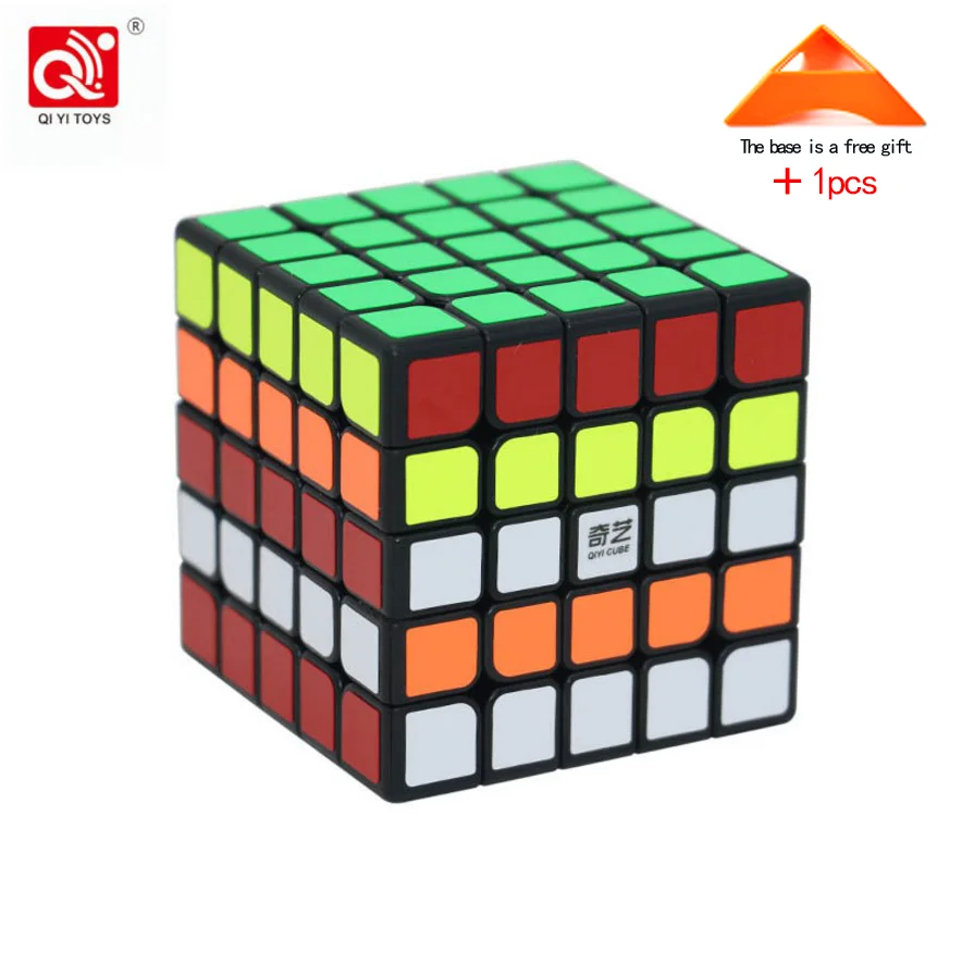 Нео Куб 5x5x5 Cubo Magico Qiyi Qizheng S волшебный куб 5x5 без наклеек кубический антистресс 5 на 5 игрушки для детей