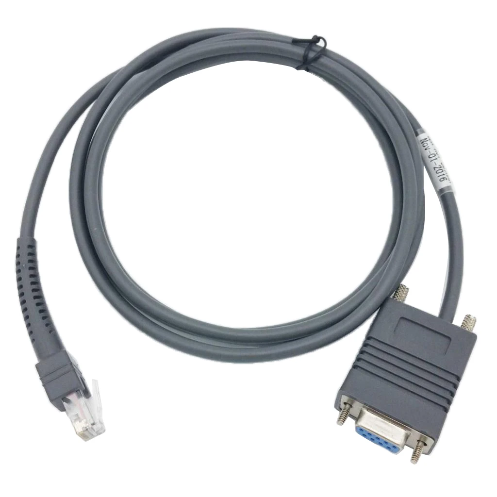 RJ45 к RS232 DB9 9 контактный последовательный порт штекер гнездовой кабель для Motorola
