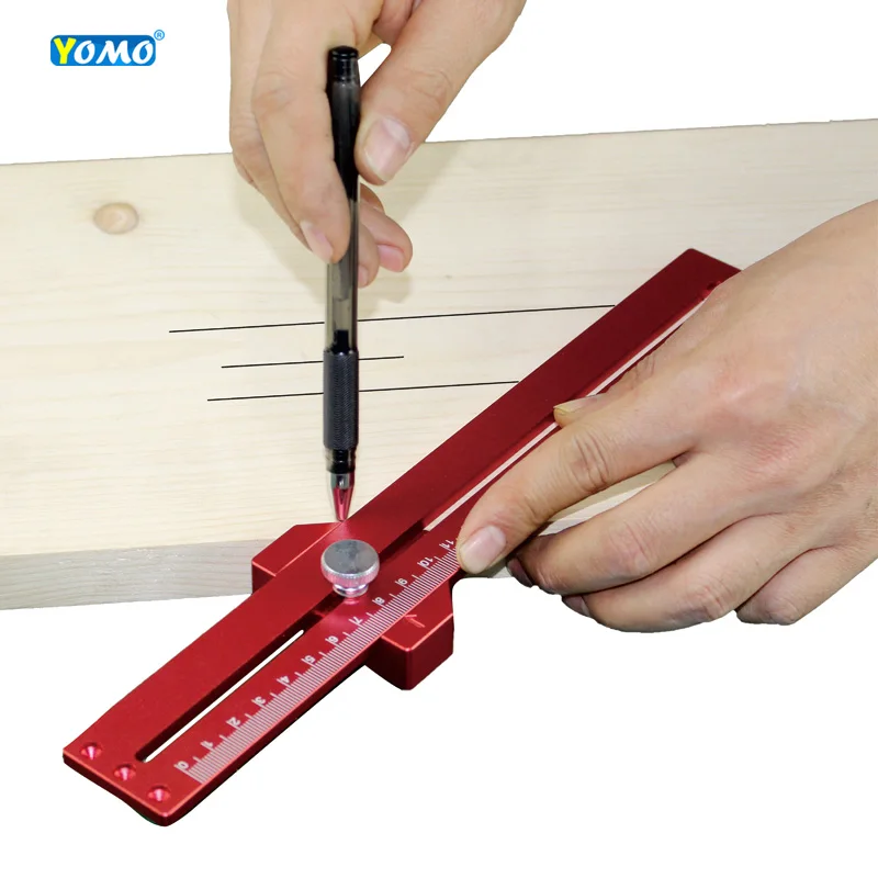 High precision Scale Ruler Carpentry line Ruler Woodworking Scribing