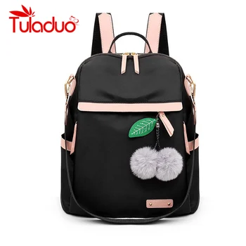 

Backpack Fashion Oxford Women Black Backpack Waterproof Travel Women Shoulder Bag Ladies Rucksack Female Mochila Bagpack