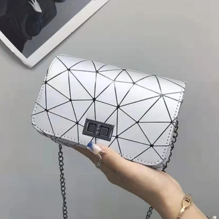Bolsos baratos para bandoleras la moda, bolso de mensajero femenino, bolso cruzado con estampado de grietas salvajes y de hombro| - AliExpress
