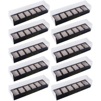 

10pcs Plastic Packing Box Macaroon Packing Box Dessert Plastic Packaging Box
