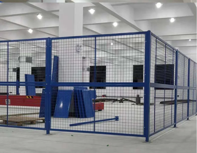 120 шт в упаковке, 2x2 м забор из мягкой стали с решеткой 6x6 см/стальной сердечник 4 мм/баррикады вертикальный пост в комплекте - Цвет: Синий