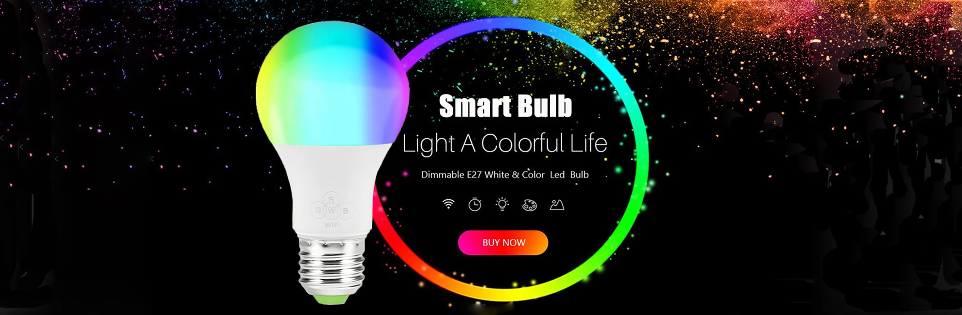New Smart WiFi candle bulb light timing E14 RGB bulb wifi/voice Control home automation kit for Alexa/IFTTT/Google Home