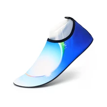 Man Women Lightweight Quick Dry Beach Surfing Slippers Comfortable Flat Soft Aqua Shoe Barefoot Seaside Beach Wading Water Shoe