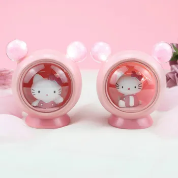 

LED Night Light Pink Cat Resin Cartoon Night Lamp Luminaria Romantic Bedroom Decor Night Lamp Baby Kids Birthday Xmas Gift