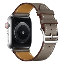 High quality Leather loop Band for iWatch 40mm 44mm Sports Strap Tour band for Apple watch 42mm 38mm Series 2 3 4 5 6 SE