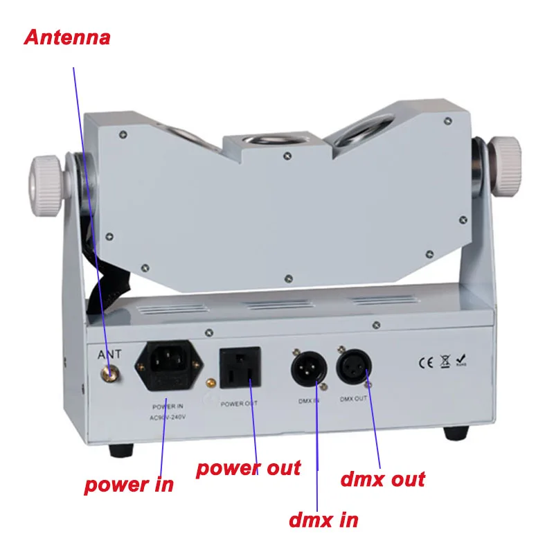 RGBWA UV 6in1 led stage light