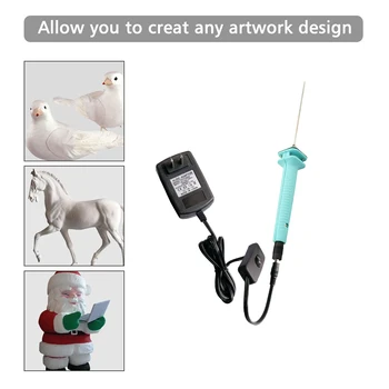 

New 10cm Styrofoam Cutter Craft Hot Wax Cut Pen Pearl Wool KT Board Cutting Machine For Art Model Handmade Advertising words mak