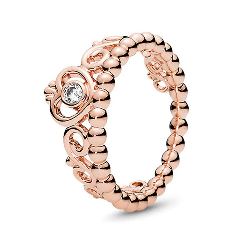 Boosbiy, модный бренд, кольца для женщин, розовое Золотое любовное сердце, Узелок, круг, кристалл, кольцо на палец для свадьбы, ювелирное изделие, подарок - Цвет основного камня: R09