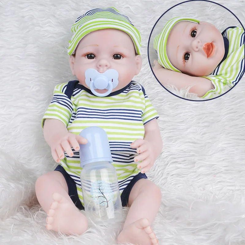 20 дюймовые куклы Reborn Baby реалистичные мягкие силиконовые ручной работы игрушки