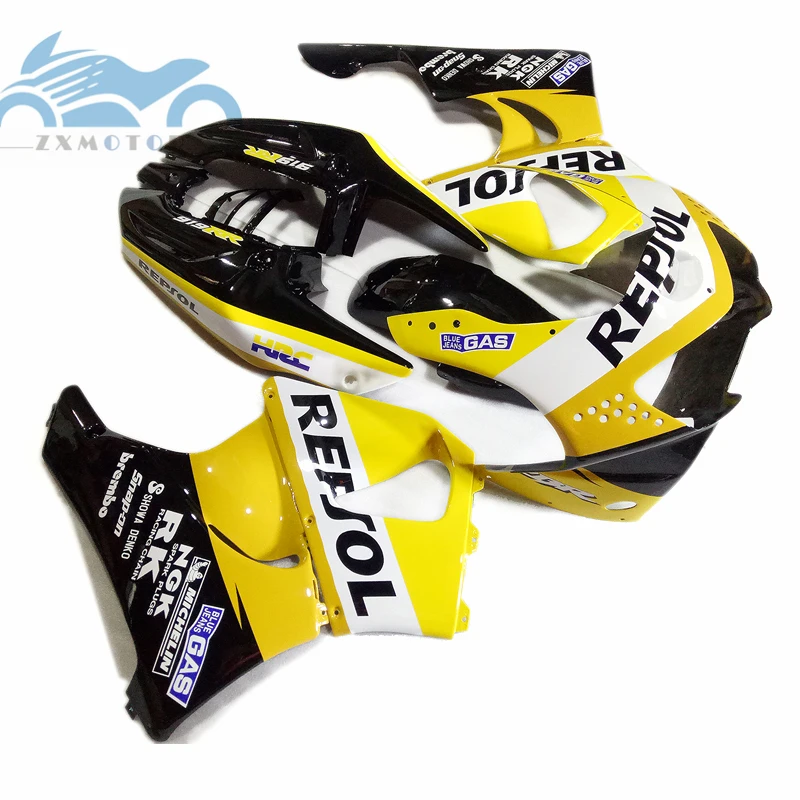 ABS Пластиковый обтекатель комплект Подходит для Honda CBR900RR919 1998 1999 CBR 900RR919 98 99 послепродажный черный желтый белый обтекатель наборы JK15