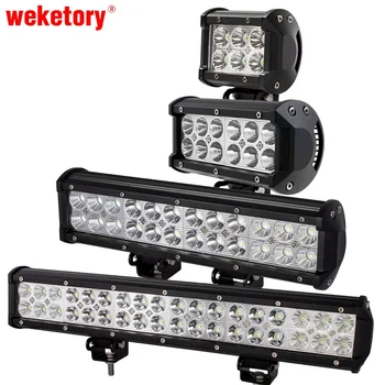 

4 7 12 17 inch 18W 36W 72W 108W LED Work Light LED Bar Light for Motorcycle Tractor Boat Off Road 4WD 4x4 Truck SUV ATV