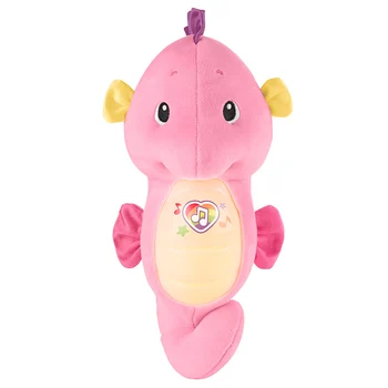 

Fisher Price DGH83 Baby Hippocampus Music Plush Toy Light Melody With Sea Tide For Babies Over 0 Months Pink Unisex