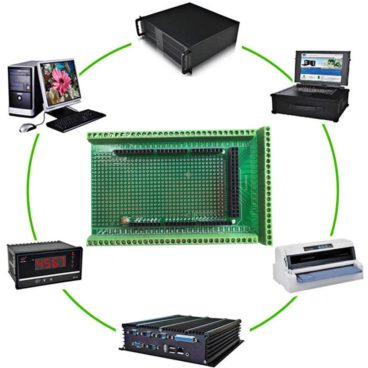 MEGA-2560 PCB прототип винтовой клеммный блок щит Женский Разъем розетки для Arduino электронные блоки робот аксессуары