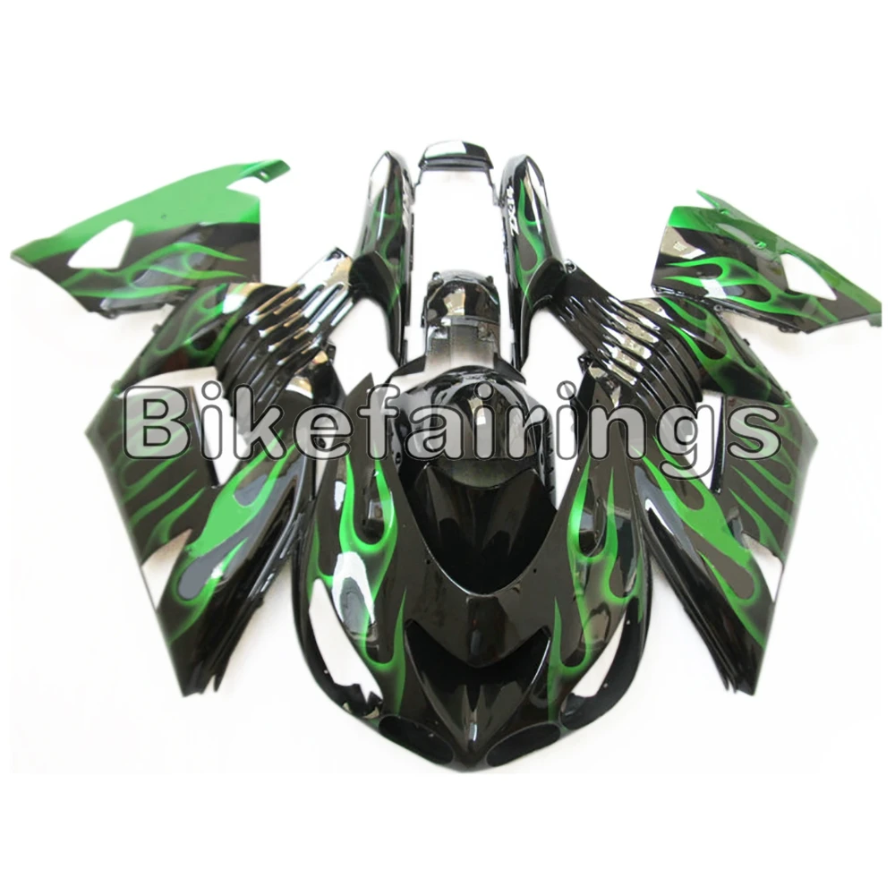 

ABS Plastic Fairings for Kawasaki Ninja ZX14R 2006 2011 Bodywork Injection Panels ZX-14R 06 07 08 09 10 11 Black Green Body Kits
