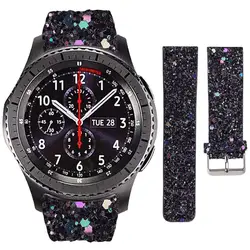 Кожаный ремешок 22 мм ремешок для samsung Galaxy Watch мягкий сменный Браслет из натуральной кожи ремешок на петлю 42 мм 46 мм