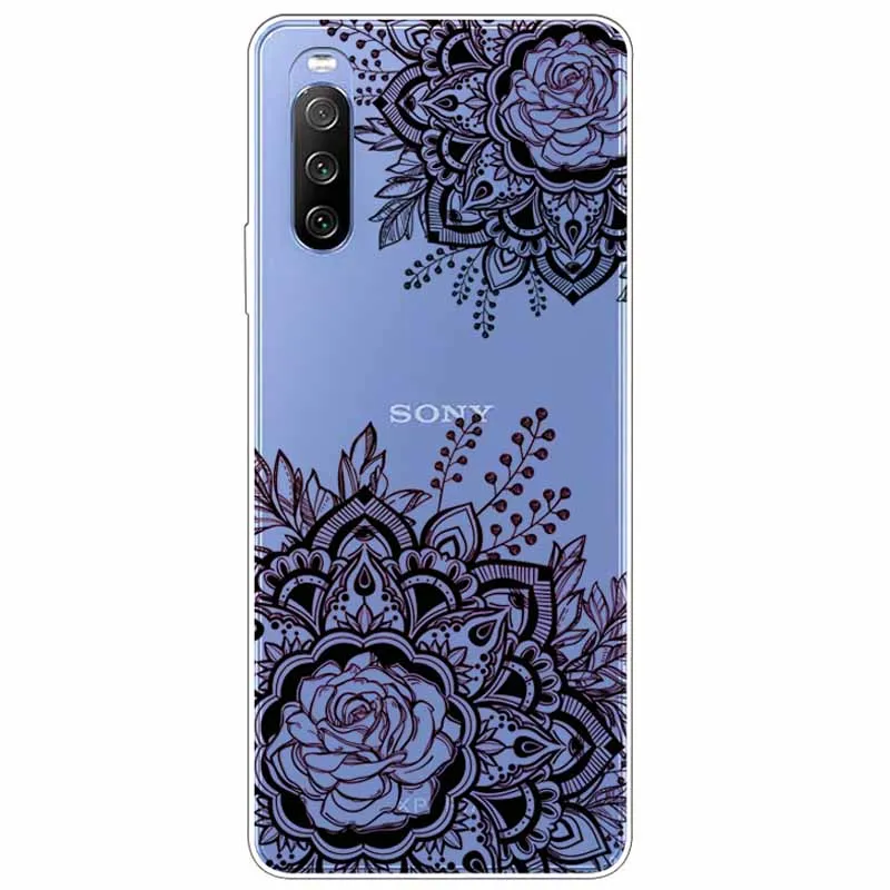 For Sony Xperia 10 III Case Clear Soft TPU Back Cover for Sony