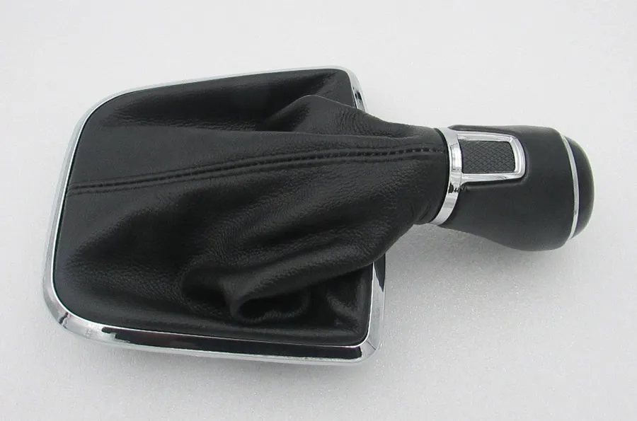 Рычаг переключения передач из натуральной кожи для Jetta Santana 13 15|gear shift collars|shift
