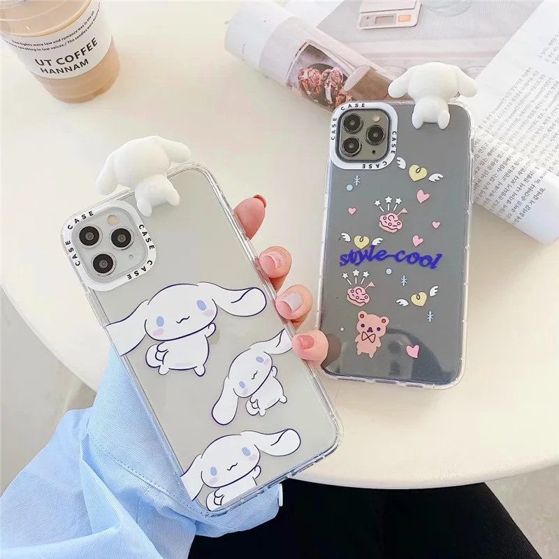 Lie down Yu Gui Dog 11 Mobile Phone Shell Creative XR for Iphonexs Transparent Huawei P40pro Drop-Resistant Apple | Мобильные