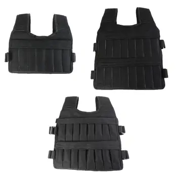 

3/15/35kg Loading Weighted Vest For Boxing Training Workout Fitness Equipment Adjustable Waistcoat Jacket Sand Clothing