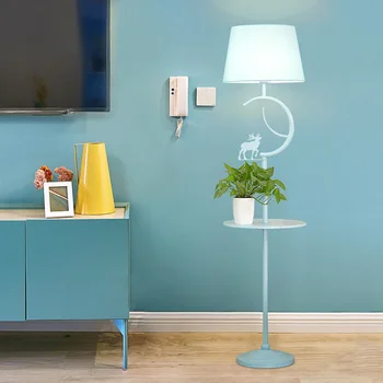 

Nordic Floor Lamp Modern Minimalist Cool Living Room Bedroom Sofa Wooden Creative Disc Decorative Floor Lamp standing lamp