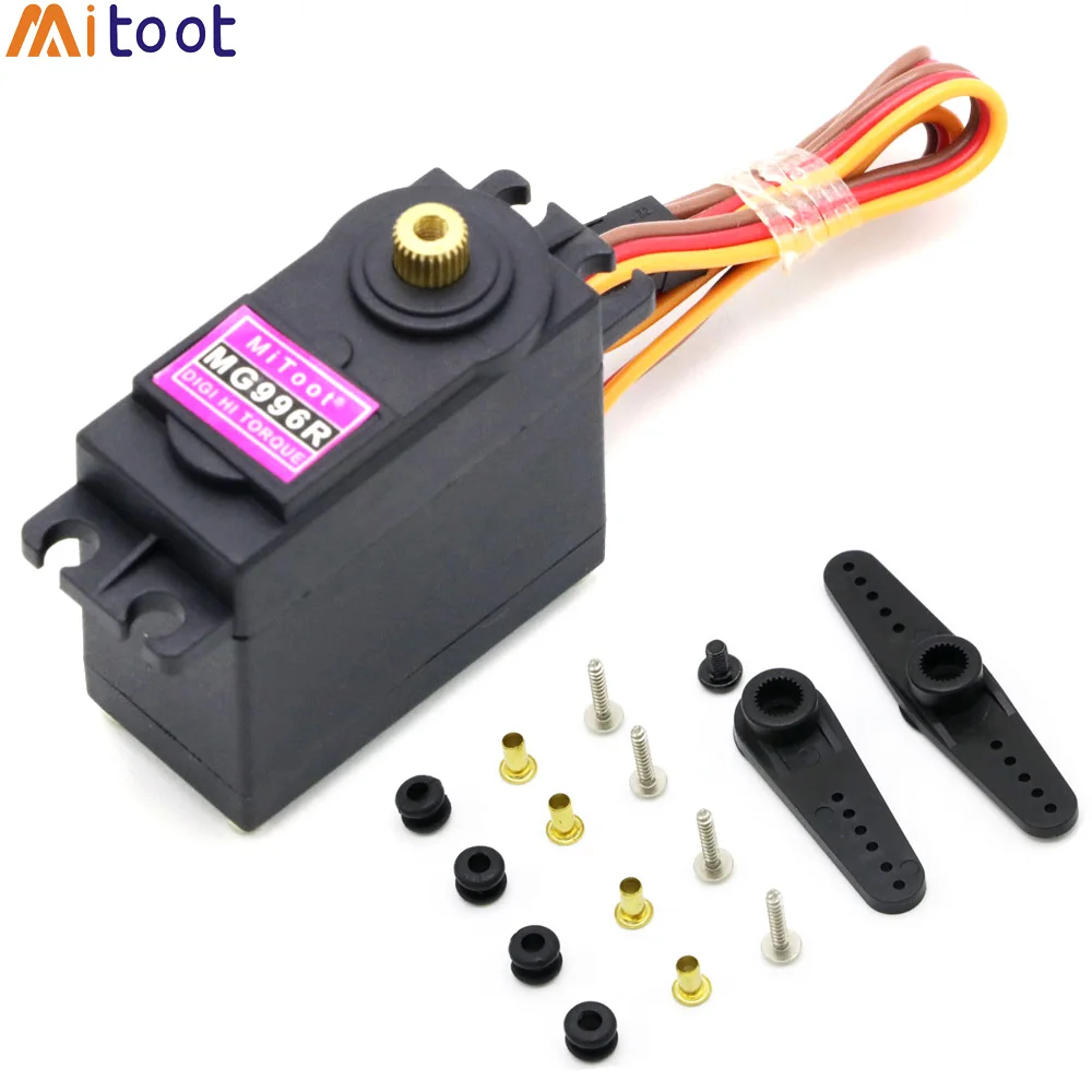 1 / 2 / 5 /10pcs Mitoot MG996R Motor Durable Servos Digital Metal Gear For Futaba JR Car RC Helicopter Robot