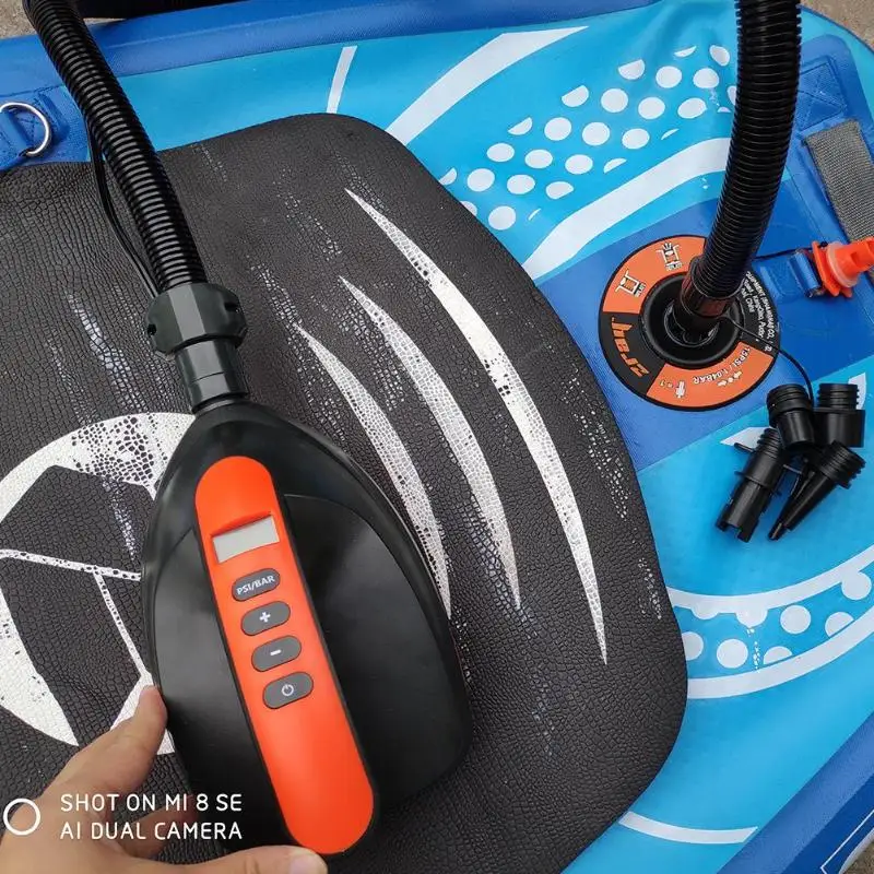 DC 12V SUP Max 16 PSI портативный Электрический насос для байдарка, каяк