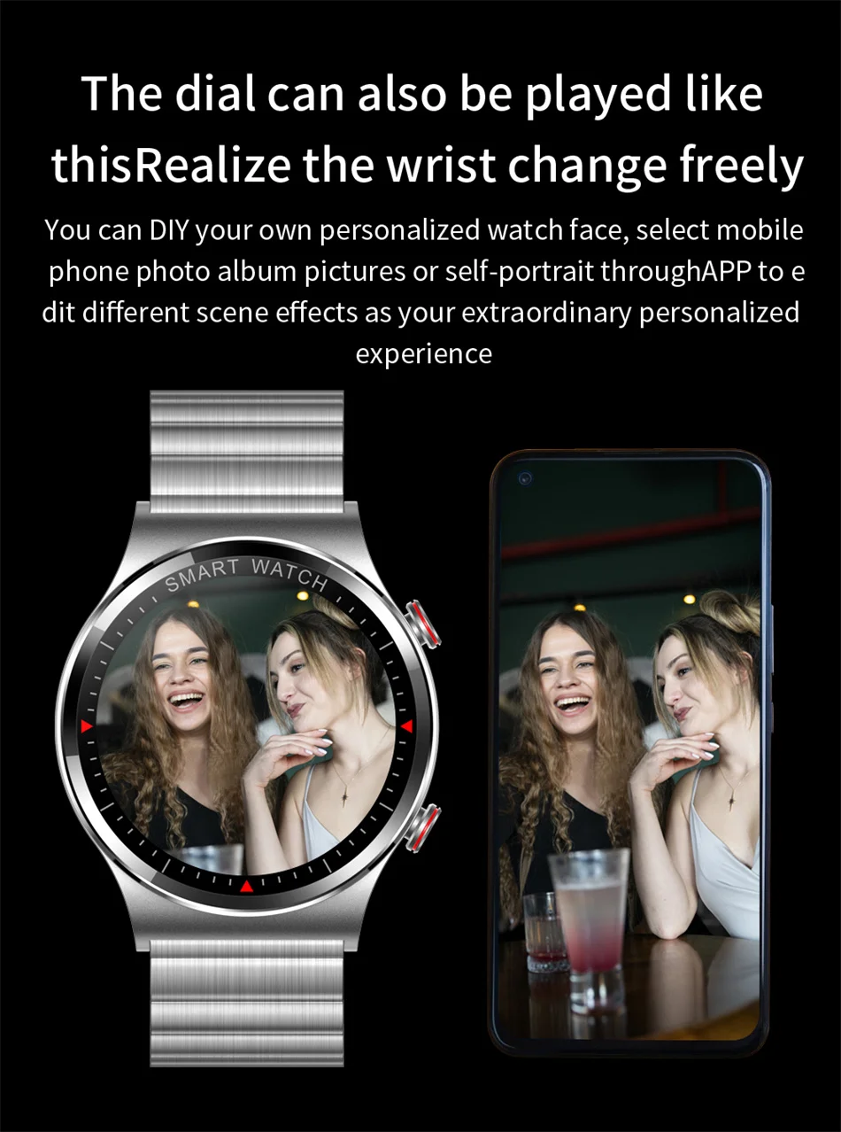 2022 New Men Bluetooth Call Smartwatch Women Man ECG+PPG color Touch Screen Sports Waterproof Music Smart Watch For Android IOS