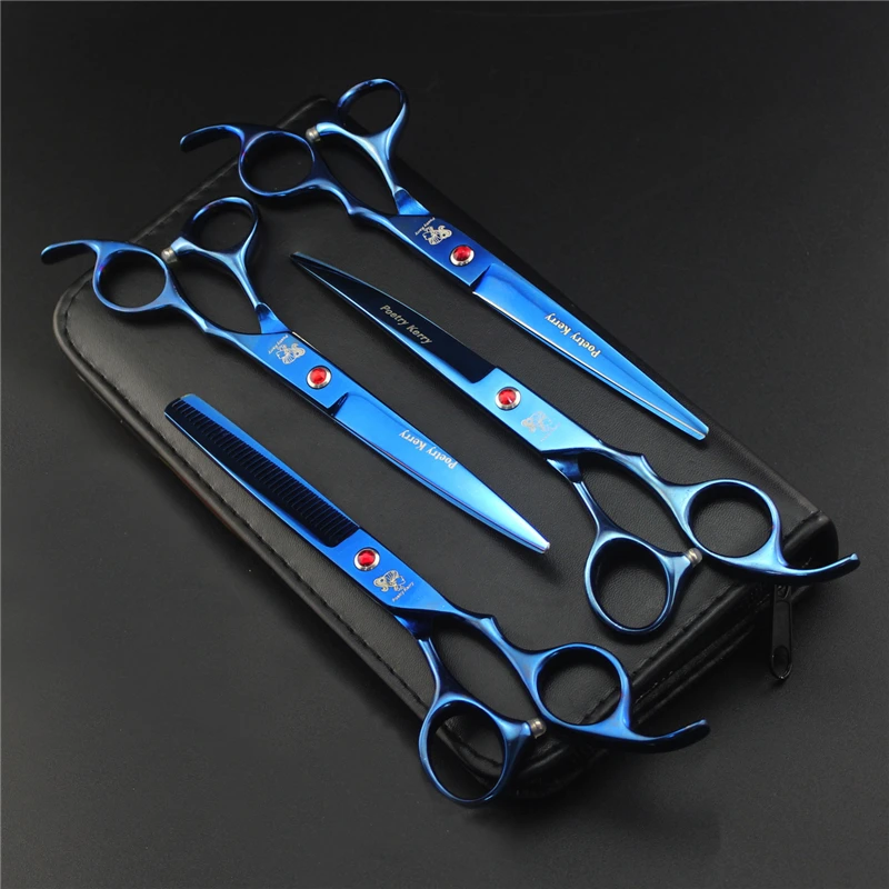 4Pcs-set-7-Inch-Pet-Dog-Grooming-Scissors-for-Dogs-Straight-Thinning-Curved-Professional-Hairdressing-Scissors (2)