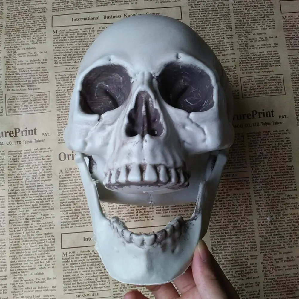 Resin Skull Mold Lifesize 1:1 Medical People Skull Model Halloween Home  Skull Statues Decoration Decorative Sculptures Crafts