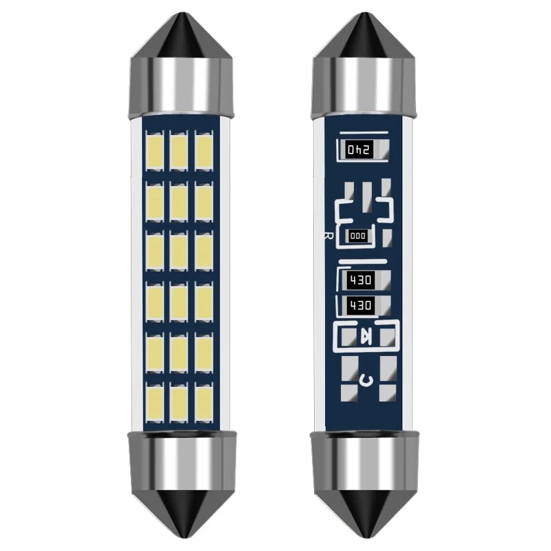 Гирлянда 31 мм 36 мм 39 мм 42 мм Светодиодная лампа C5W C10W супер яркая 3014 SMD Canbus без ошибок авто Интерьер Doom лампа автомобиль Стайлинг свет