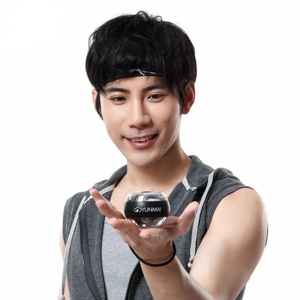 Wrist Trainer LED Gyroball Essential Spinner Gyroscopic Forearm Exerciser Gyro Ball