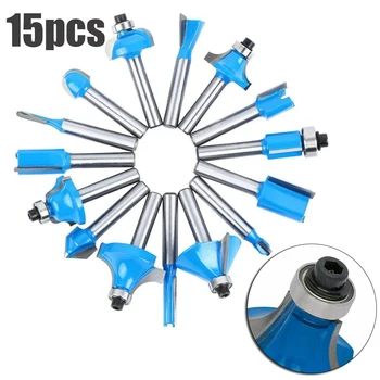 

Woodworking Router Bits Milling Blue High-grade alloy Cutter Chisel Flush