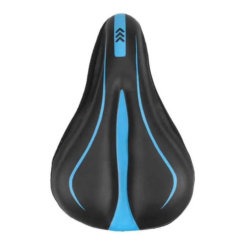 Blue Покрытие из искусственной кожи, непромокаемое, противоскользящее, велосипедная Подушка, рукав, велосипедное снаряжение, мягкое, не деформируемое, покрытие 275x175x30 мм - Цвет: Blue