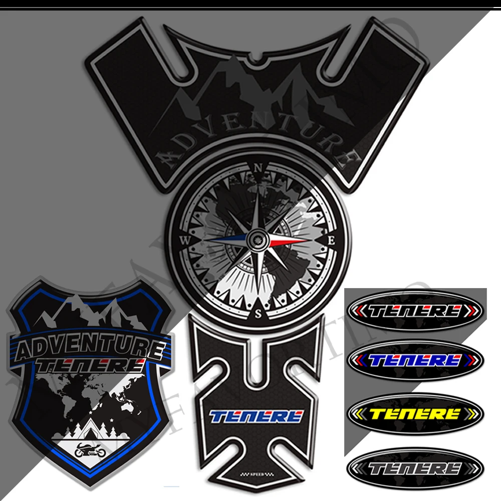 1200Xt Adesivi Protettivi Per Pad Serbatoio Per Yamaha Adventure Touring Tenere 700 1200 Xt Super Emblem Badge Trunk Helmet Adv 2019 2020