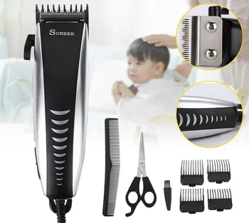 

Professional Electric Hair Trimmer Hair Clippers Cutting for Kids Man Adult Anti Slip Set Scissor EU Plug Adjustable 220V
