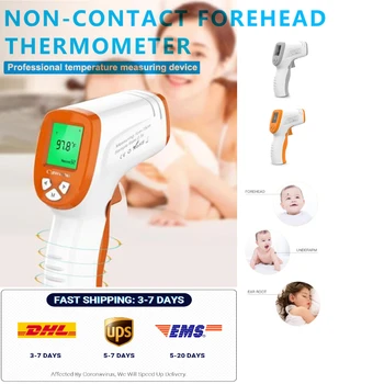 

Fast delivery 3-7 days baby adult digital thermometer infrared forehead temperature gun non-contact digital thermometer Precise