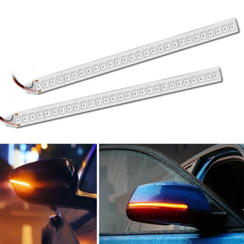 

Side Light Rearview Mirror Strip Lamp Amber Waterproof 15CM Fashion 2pcs